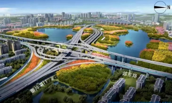 
    助力亚运会，绍兴越东路PPP工程建设步入“快车道”
